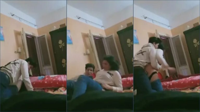 Desi Horny Couple Forced Fucking on Bed Intense Sex MMS