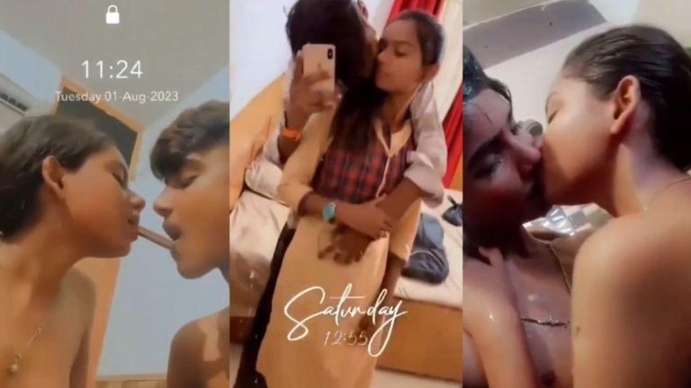 Teen 19 Couple Having Sex in Hotel in School Uniform